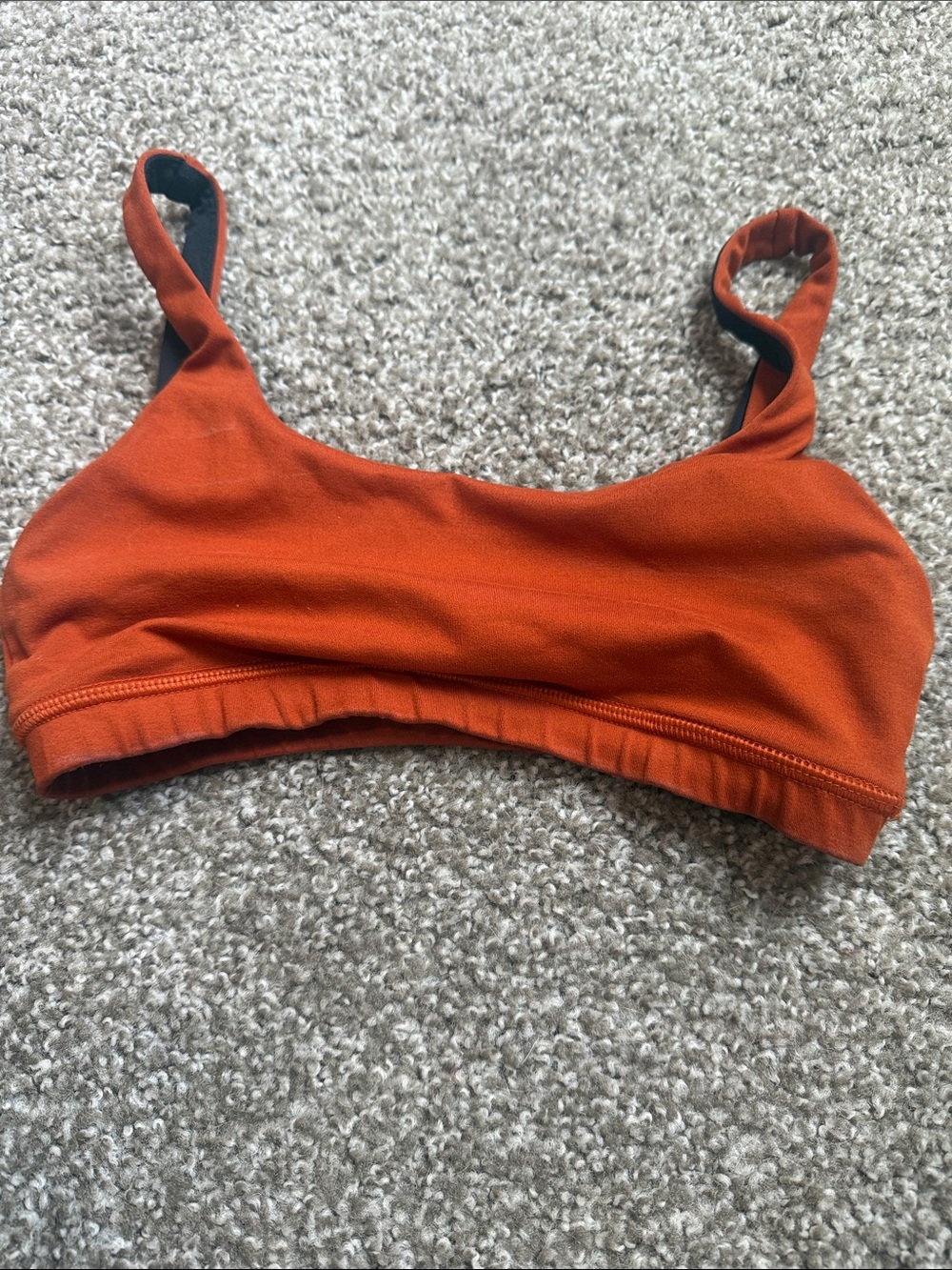 Fleo Rust Orange Sports bra